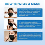 Borje Disposable Face Mask, 3 Ply Protection Face Masks - Image 6