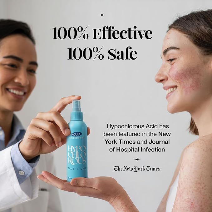 Hypochlorous Acid Spray for Face and Skin; Facial Cleanser | 32oz Refill Face - Image 4
