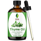 SVA Thyme Essential Oil – 4 Fl Oz – 100% Natural Thyme Oil by SVAORGANICS