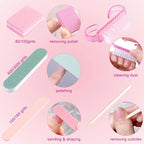 Fcozpjk Disposable Manicure Kit Basics 5PCS Nail Kit, Mini Nail Files Buffers - Image 5
