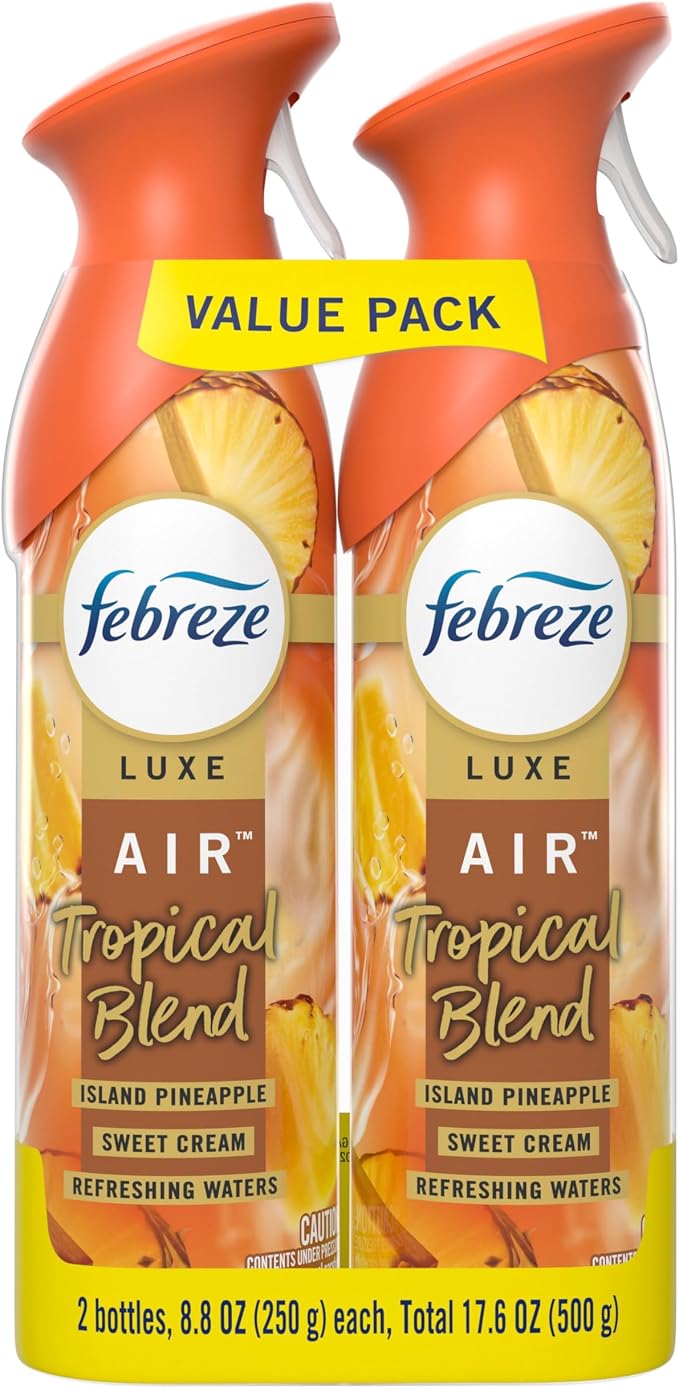 Febreze Air Freshener Spray, Odor-Fighting Room Spray, Tropical Blend Scent - Image 8
