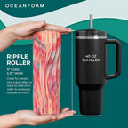 Oceanfoam Ripple Travel Foam Roller Firm Mini Foam Roller - Image 2