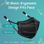 Funight Kids Face Mask, KN95 50 Pack Kids Masks 5-Layer Breathable, Disposable - Image 4