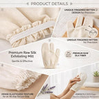 Garshana Gloves Raw Silk Gloves - Image 7