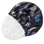 Shower Cap for Women, Double Layers Shower Caps Reusable Waterproof, Bathing - Image 8
