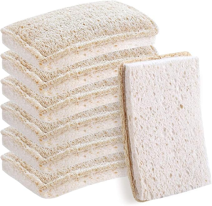 Loofah Dish Sponges Kitchen, Organic Natural Sponges by Unknown