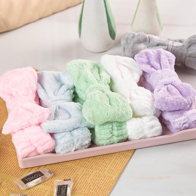 Shindel 6Pack Spa Headbands, Skincare & Makeup Headbands - Image 9