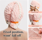Hair Drying Towels, 19.7x31.5 inch Hair Towels - Image 4