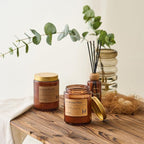 M&SENSE Eucalyptus Mint Scented Christmas Candle Gift | 19.4oz, 115-Hour Burn | - Image 6