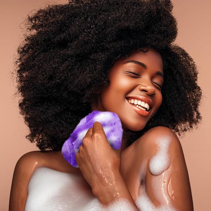 2 Pieces African Net Sponge – Real Authentic Exfoliating Bath Sponges - Image 6