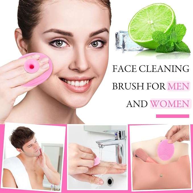 Nuogo 40 Pack Facial Cleansing Brush Face Scrubber Face Exfoliator Exfoliating - Image 4
