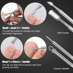 7-Piece Ingrown Toenail Treatment Set, Professional Stainless Steel Ingrown - Image 7