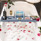 Domax Bathtub Caddy Tray Expandable Bamboo Tub Tray - Image 5