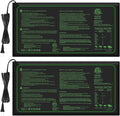 2PK Seedling Heat Mat with ETL Listed, Warm Hydroponic Heating Pad by Unknown