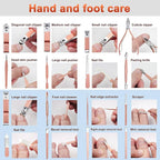 Manicure Set, ewinever 26PCS Professional Pedicure Kit Stainless Steel Nail - Image 3