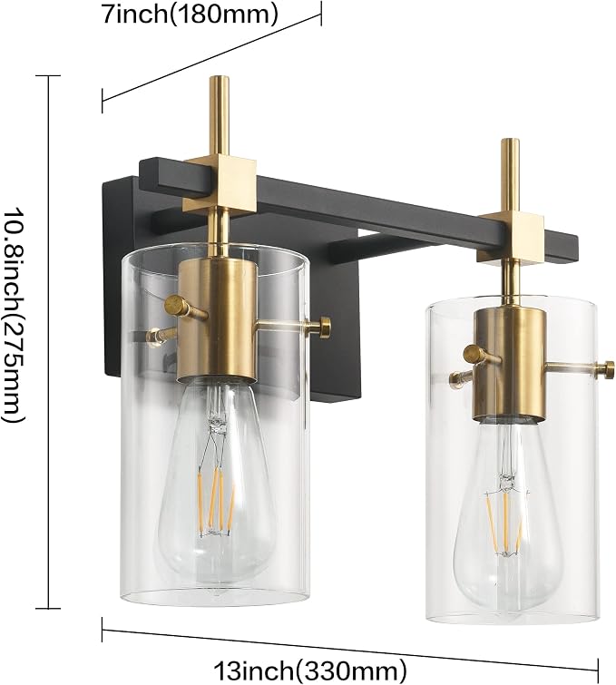 SOLFART Vintage Vanity Light Fixtures Wall Light - Image 2