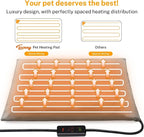 Toozey Medium Pet Heating Pad, 28x20 in, 6 Temp Settings, Waterproof, - Image 7