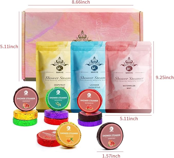 MR MIRYE Shower Steamers Aromatherapy, Valentine's Day Gift - Image 3