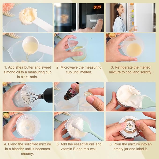Jcoos DIY Hand Cream Making Kit, Handcream - Image 5
