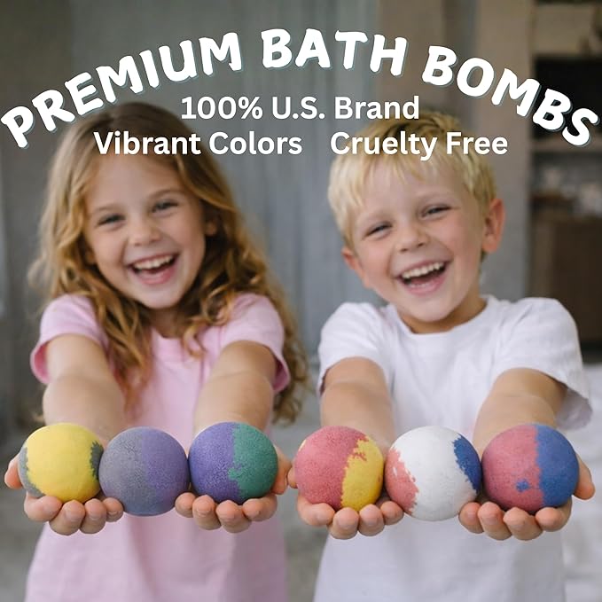 EvolutionUSA 6pc Epic Superhero Bath Bombs - Image 5