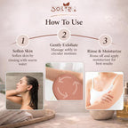 Exfoliating glove for Shower & Exfoliating body scrubber– 100% Vegan Viscose - Image 8