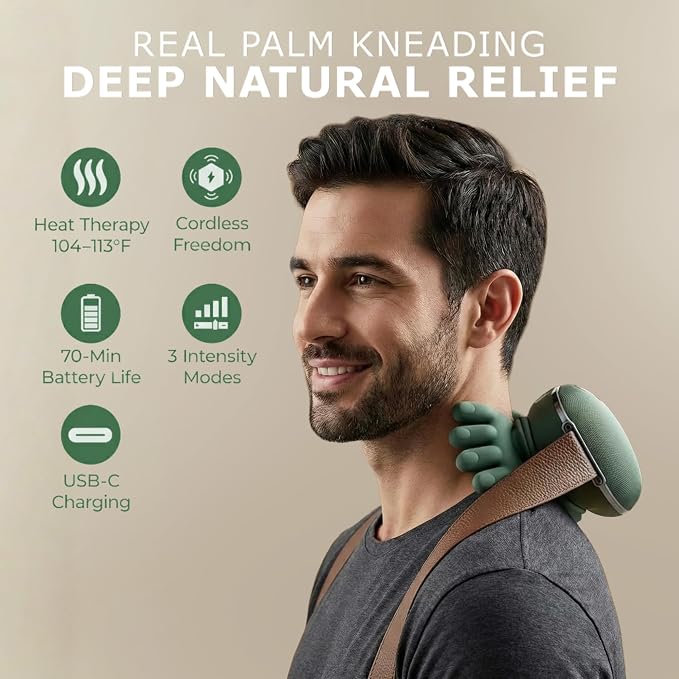 Neck and Back Massager with Heat - Image 7