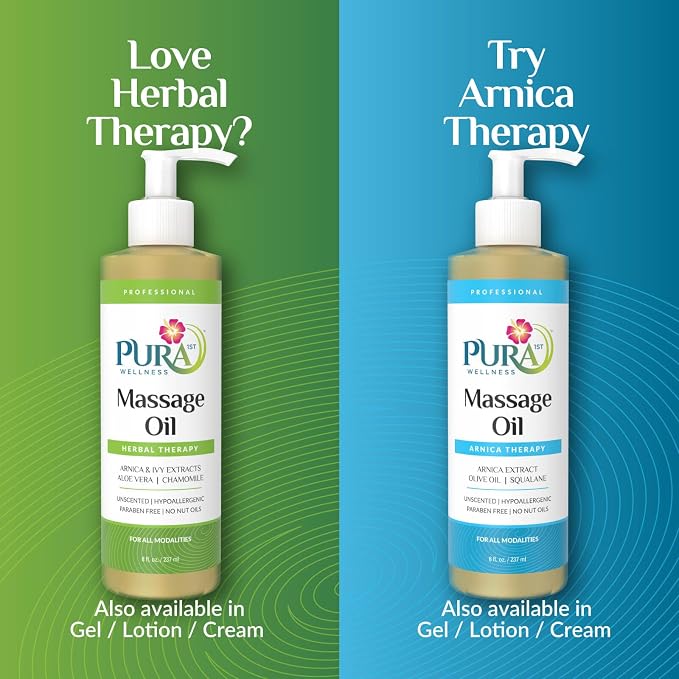 Herbal Therapy 8 Fl oz Massage Oil, Aloe Vera, Professional, Massage Therapy - Image 6