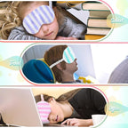 Cuffbow 6 Pack Plush Sleep Mask Set, Cute Plush Eye Masks - Image 5