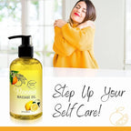 Renew Massage Oil with Orange, Lemon & Peppermint Essential Oils - Image 3