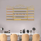5 Tiers Wall-Mounted Nail Polish Storage Racks Metal Nail Polish Holder - Image 7