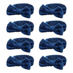 Semato 8Pcs Navy Blue Spa Headband Bachelorette Party Favors Set Skincare by Semato