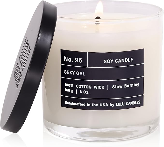 Lulu Candles | Sexy Gal | Luxury Scented Soy Jar Candle | Hand Poured in The by LULUCANDLES