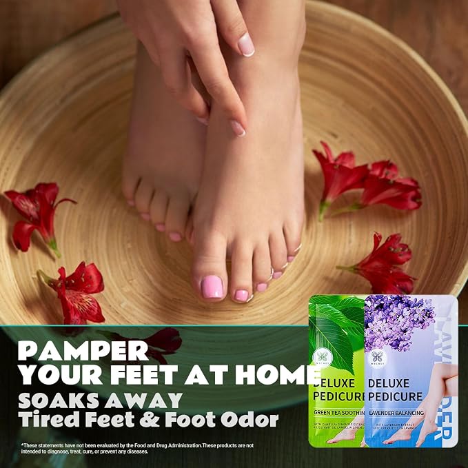 12 Pack Foot Soak with Sea Salt-Toenail Repair Softens Thick Calluses Stubborn - Image 5