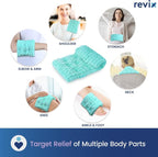 REVIX 6 * 12" Moist Heating Pad Microwavable, Reusable Microwave Heating Pads - Image 4