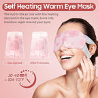 BeHoomi Steam Eye Mask, Self Heating Disposable SPA Warm Compress - Image 5