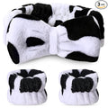 Hanaive 3 Pcs Spa Headband and Wristbands Set by Hanaive