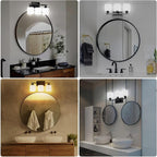 Black Bathroom Light Fixtures Over Mirror, Rustproof Vanity Lights - Image 6