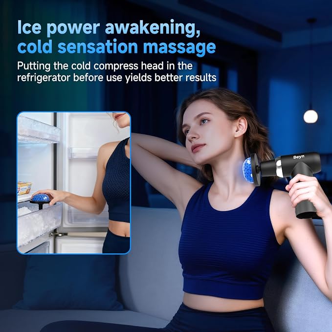 Beyn Hot & Cold Therapy Massage Gun - Image 3