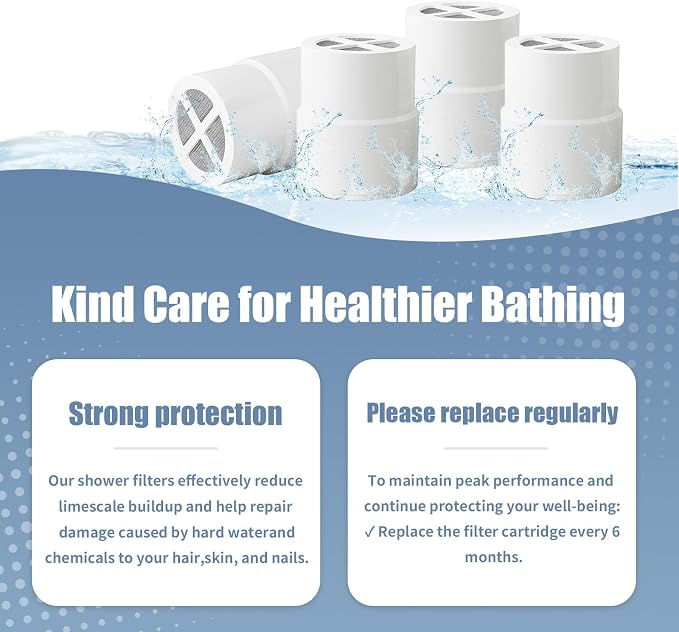 4-Pack Replacement Filter for JOLIE Shower Head, Compatible - Image 5