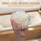 20 Pack Travel Loofah Individually Wrapped, Small Loofah Shower Puff, 30g Mini - Image 5