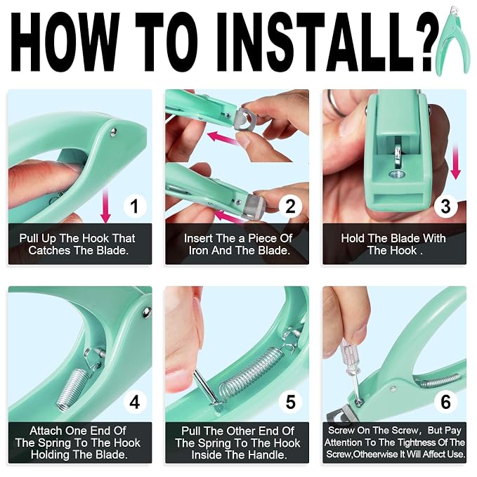 Green Adjustable Artificial Acrylic Fake Nail False Nail Tip Clipper Cutter - Image 6