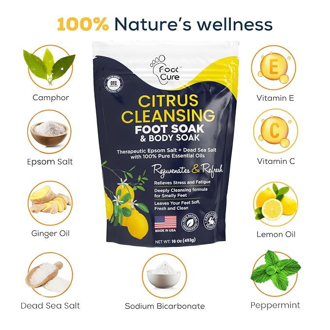 FOOT CURE Citrus Detox Foot Soak - Image 5