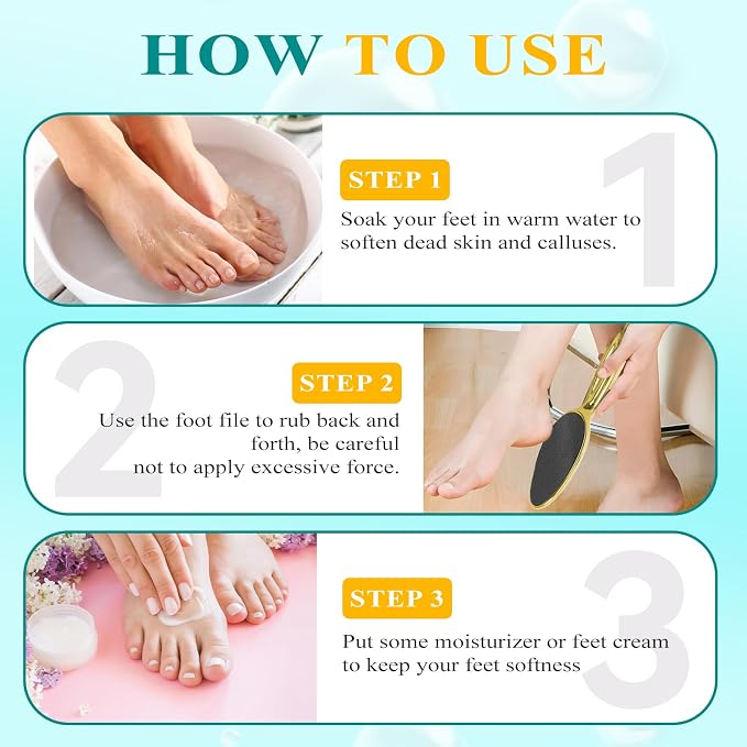 Glass Foot File, Foot Scrubber for Hard Skin Remover - Image 7