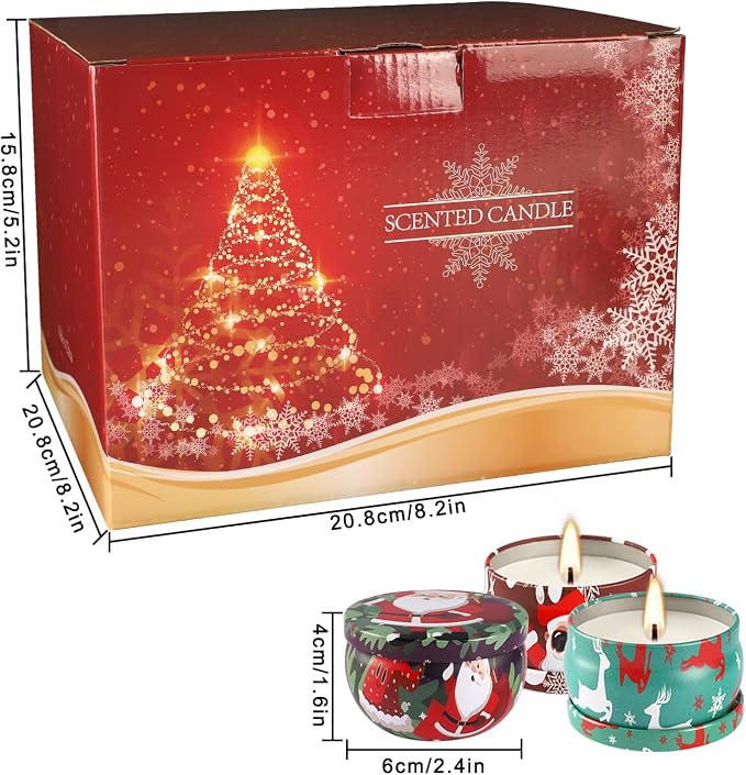36Pack Christmasc Sets, Long Burning, 2.5oz Natural Soy Wax - Image 9