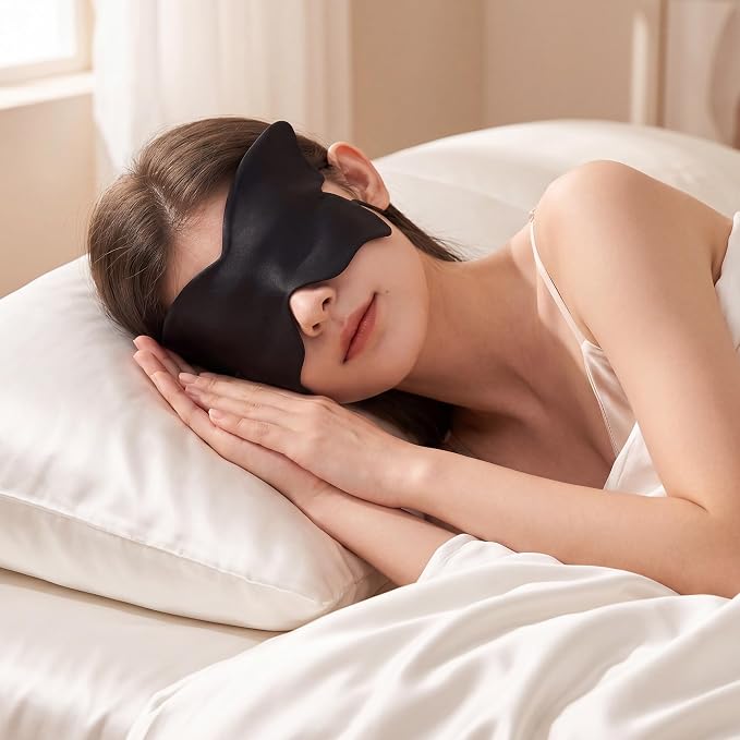 Butterfly-Shaped Silk Sleep Mask - Image 2