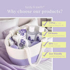 BODY & EARTH Spa Gift Baskets for Women 11pcs Lavender Gift Sets - Image 3