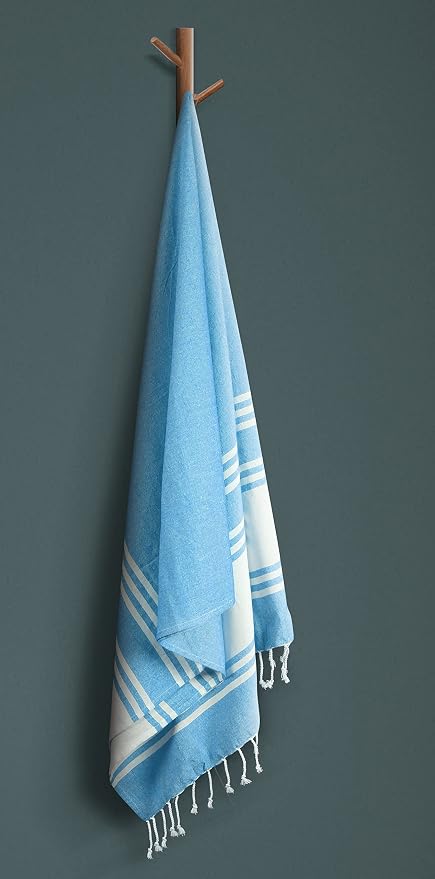 Goroly Home Cotton Turkish Peshtemal Beach Towel, Extra Large, Thin Quick Dry - Image 4