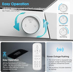 TDH Luxury Smart Toilet, Heated Seat - Image 5