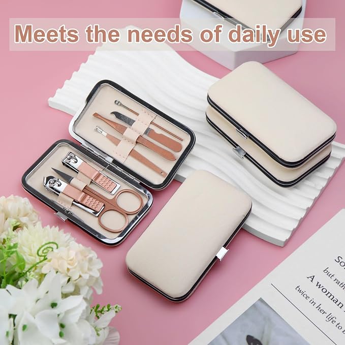 Manicure Kit Bulk, Nail Clippers Set Stainless Steel Fingernail Clippers Set - Image 2