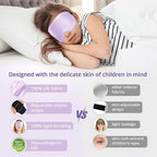 Kids Sleep Mask Eye Cover, 100% Real Natural Pure Silk Eye Mask - Image 4